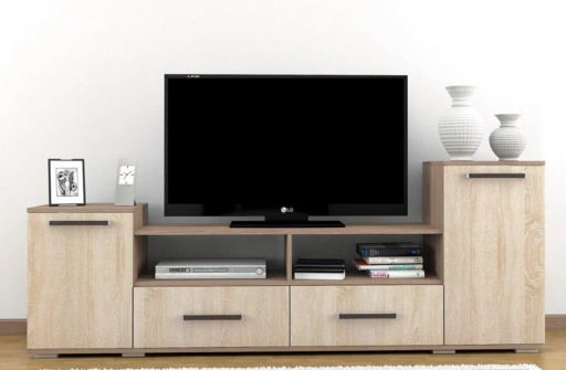 Купить Тумба под ТВ Парус-2 ясень шимо/дуб сонома в Ростове-на-Дону по ...