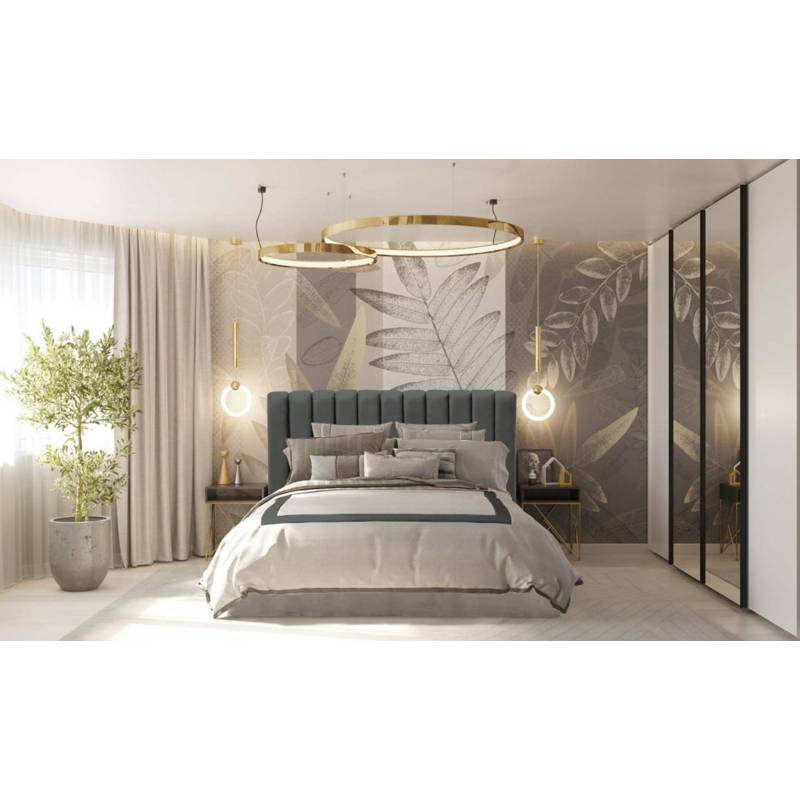 Кровать Страйп 180*200 см с основанием