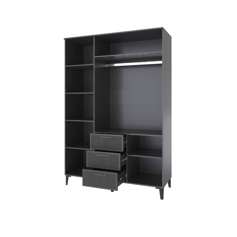 Шкаф 3-х ств. с ящиками Толедо ТШ-24